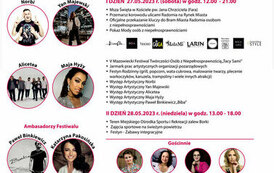 Plakat V Mazowiekiego Fetiwalu Tw&oacute;rczości Os&oacute;b z Niepełnosprawnościami w Radomiu